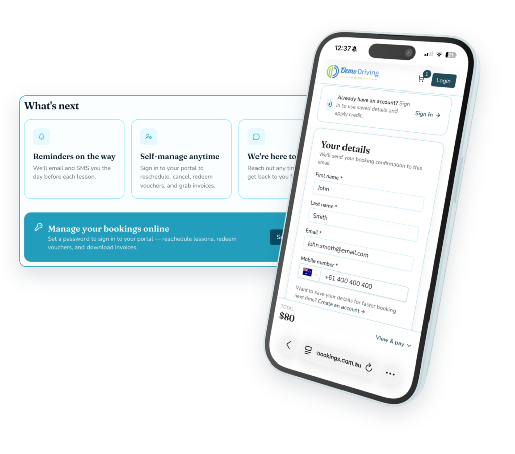 OnTime Bookings Guest Checkout